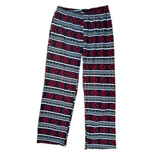 🔥Snowflake Patterned Fleece Straight Leg Pants